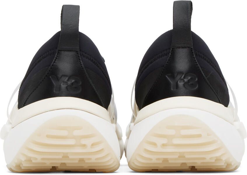 Y-3 Black & White Qisan Cozy II Sneakers
