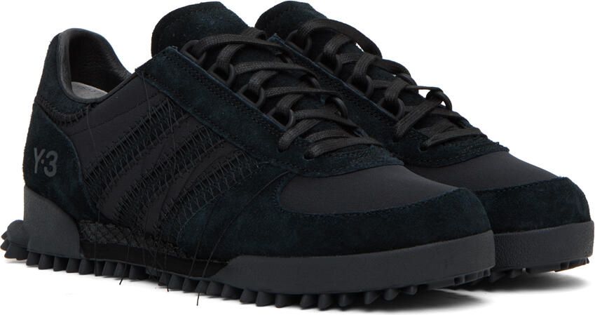 Y-3 Black Marathon Trail Sneakers - Picture 2