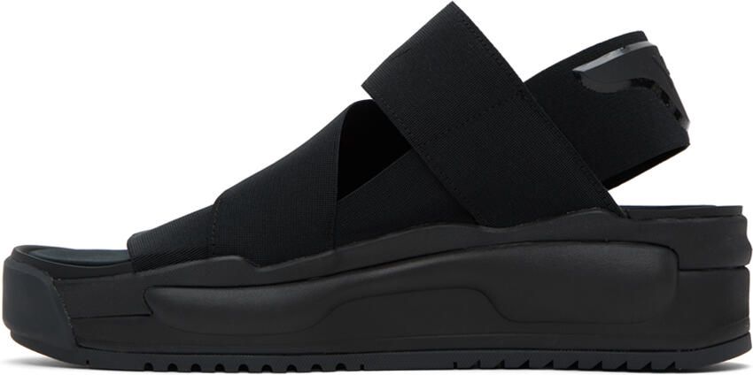 Y-3 Black Rivalry Sandals - Picture 6
