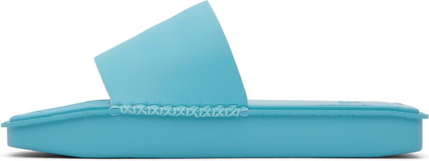 Y-3 Blue Water Slides - Picture 3