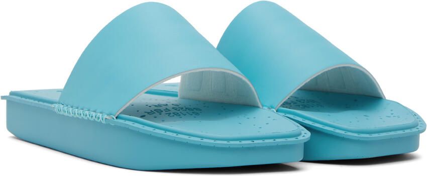 Y-3 Blue Water Slides - Picture 2