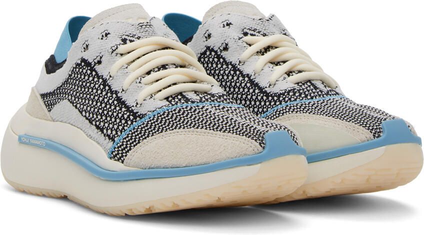 Y-3 Gray Qisan Sneakers - Picture 2