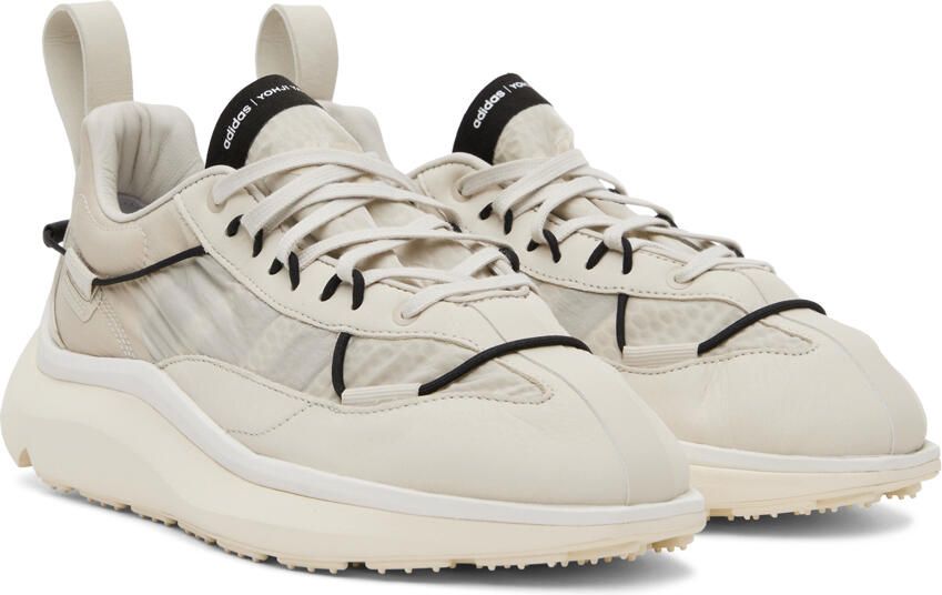 Y-3 Off-White & Black Shiku Run Sneakers - Picture 2