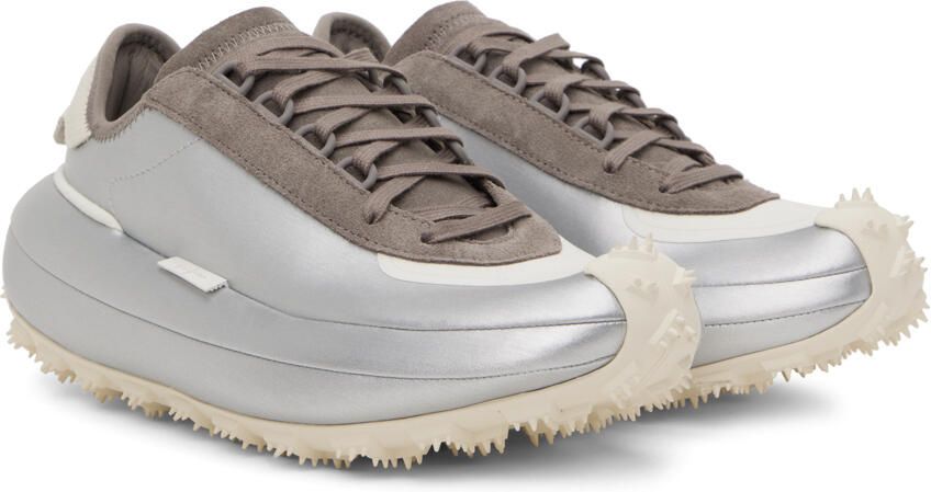 Y-3 Silver Makura Sneakers - Picture 2
