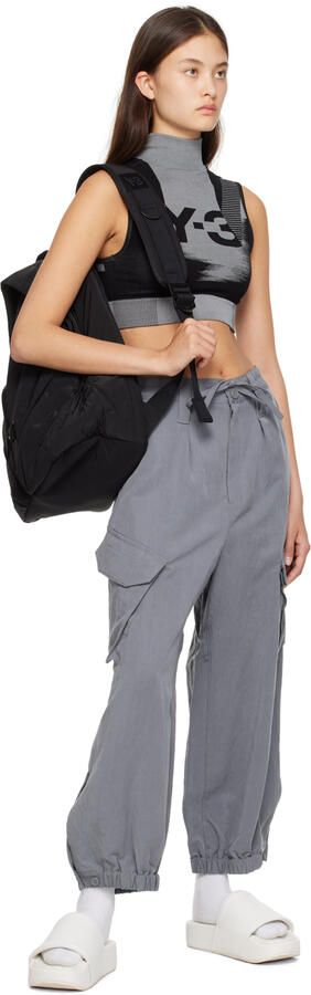 Y-3 White Leather Platform Slides - Picture 4