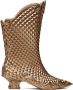 Y Project Gold Melissa Edition Court Boots - Thumbnail 1