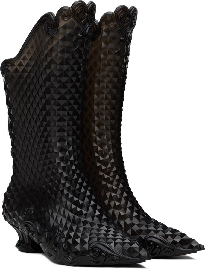 Y Project Black Melissa Edition Court Boots - Picture 3