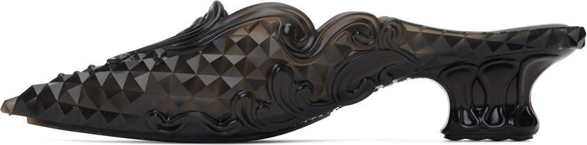 Y Project Black Melissa Edition Melissa Point Mules - Picture 4