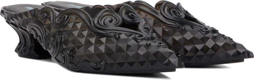 Y Project Black Melissa Edition Melissa Point Mules - Picture 3