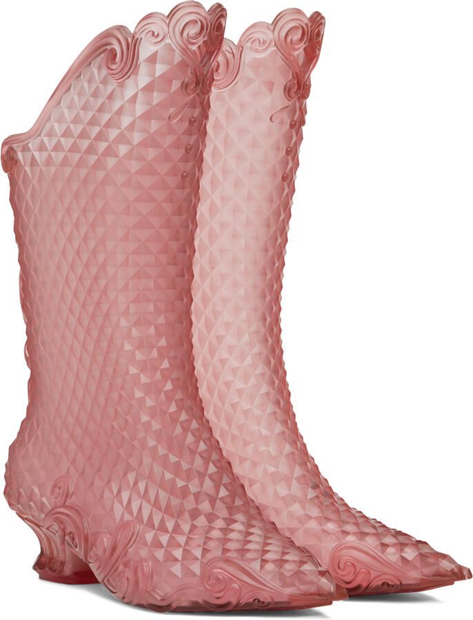 Y Project Pink Melissa Edition Court Boots - Picture 3