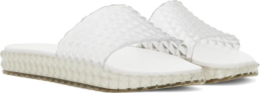 Y Project White Melissa Edition Court Slides - Picture 2