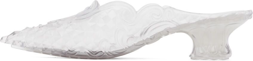 Y Project White Melissa Edition Point Mules - Picture 4