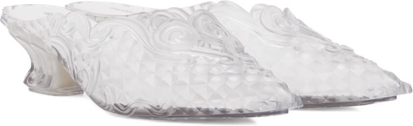 Y Project White Melissa Edition Point Mules - Picture 3