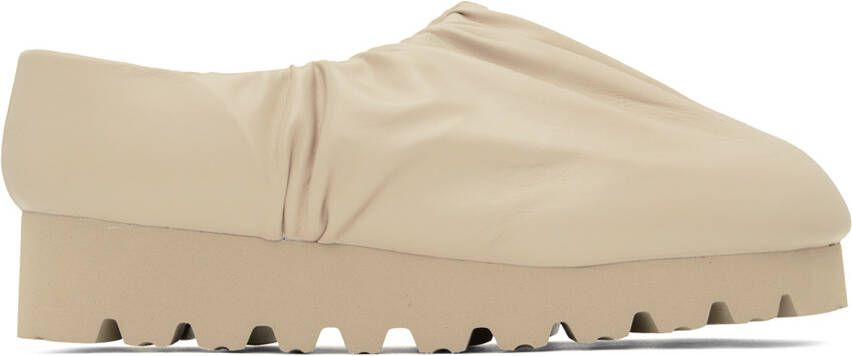 YUME Beige Camp Loafers