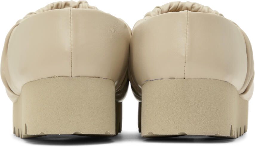 YUME Beige Camp Loafers - Picture 6