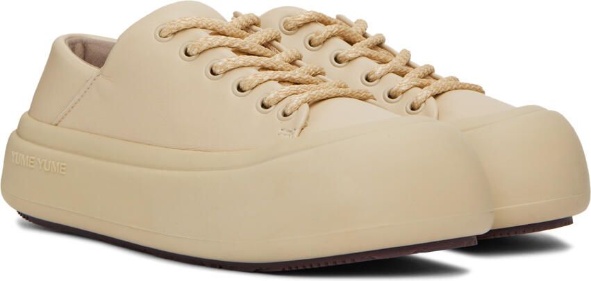 YUME Beige Goofy Sneakers - Picture 2