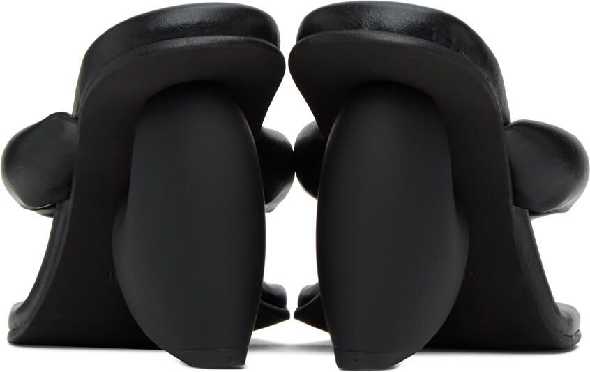 YUME Black Love Heeled Sandals