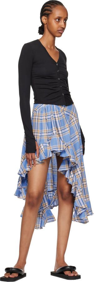 YUME Black Suki Flat Sandals - Picture 3