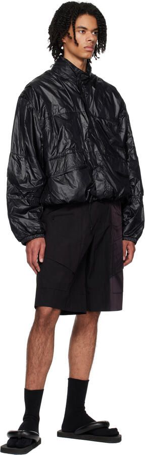 YUME Black Suki Flat Sandals - Picture 4