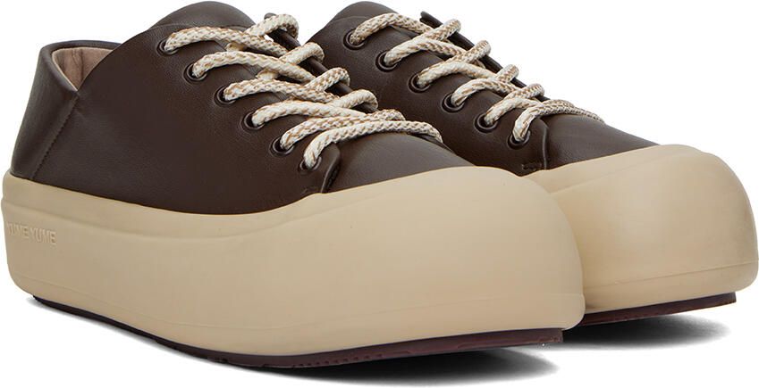 YUME Brown Goofy Sneakers - Picture 2