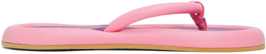 YUME Pink Eight Flip Flops