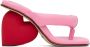YUME Pink Love Heeled Sandals - Thumbnail 1