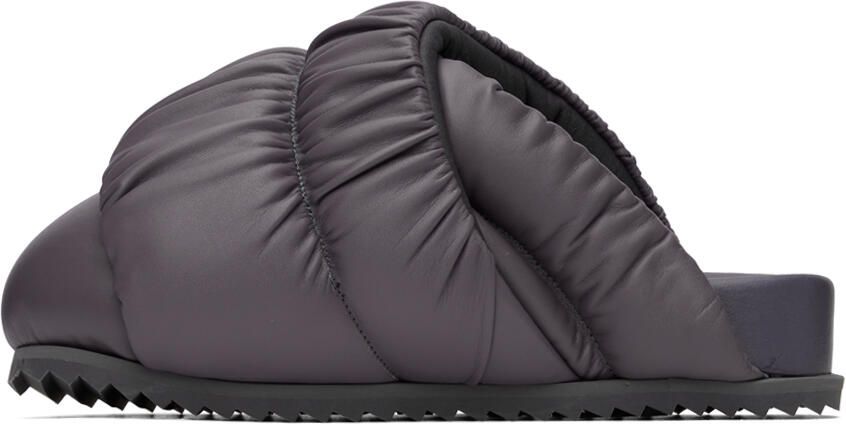 YUME Purple Tent Mules - Picture 2