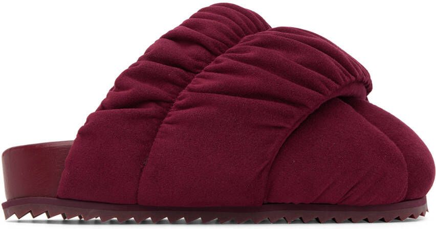 YUME SSENSE Exclusive Red Tent Mules