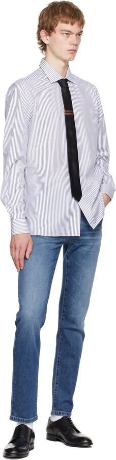 ZEGNA Black Siena Flex Derby - Picture 4