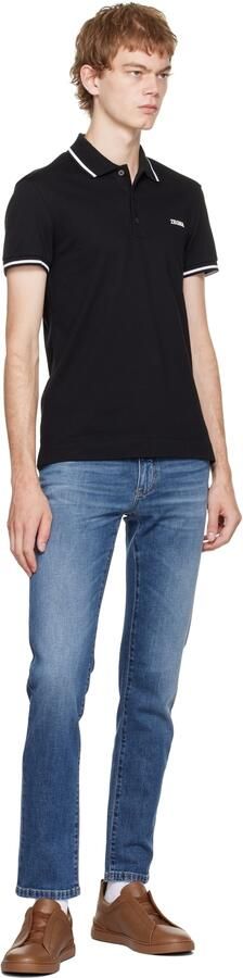 ZEGNA Brown Triple Stitch Sneakers - Picture 4