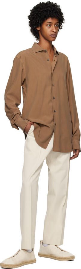 ZEGNA Off-White Triple Stitch Sneakers - Picture 6